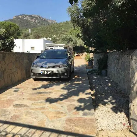 Bodrum Torba Da Tam Muestakil Bahceli Dogal Tas Ev. Villa